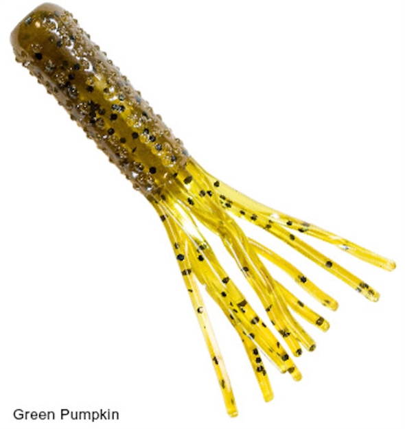 Picture of Z-Man Elaztech Trd Tubez 2.75", 6Pk, Green Pumpkin TTUBE-46PK6 879044007982