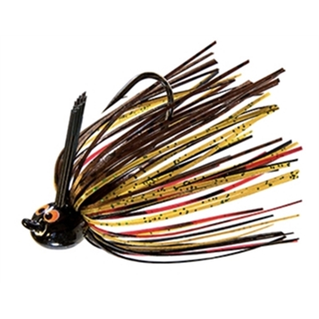 Picture of Z-Man Crosseyez Power Finesse Jig 3/8 OZ  Bruised Green Pumpkin