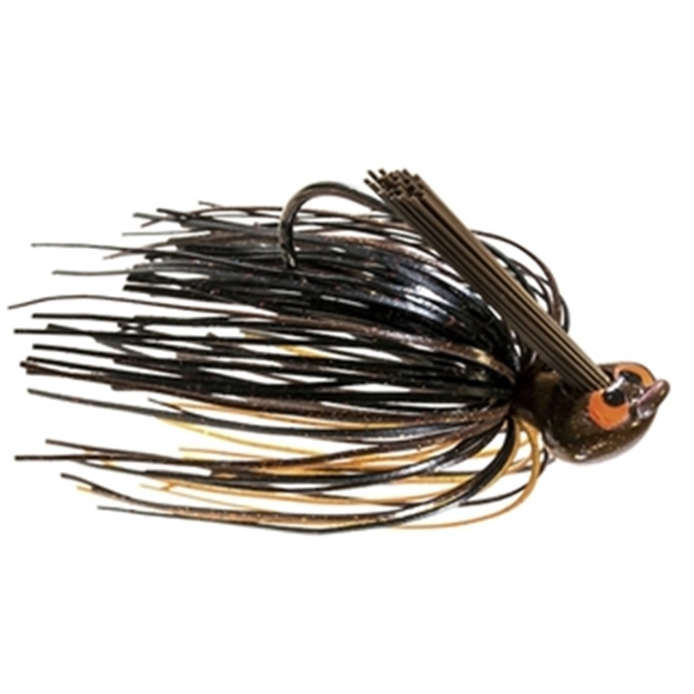 Picture of Z-Man Crosseyez Flipping Jig 1/2 OZ Green Pumpkin