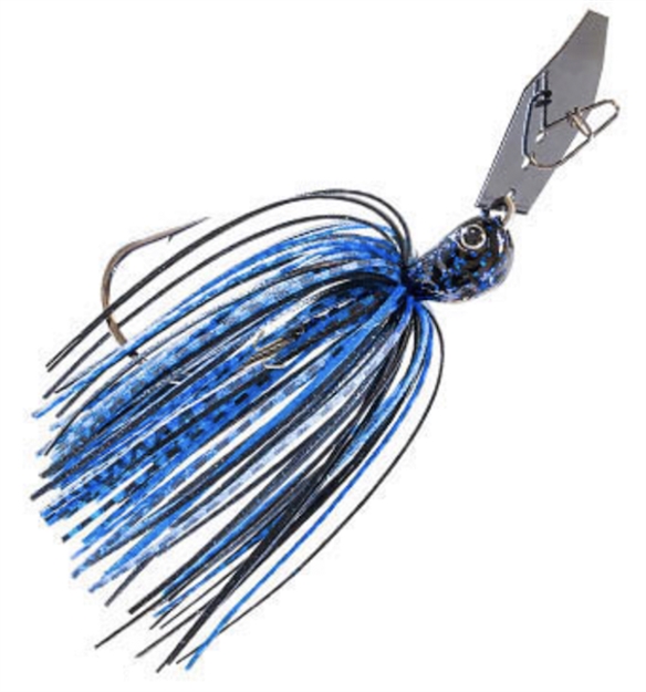 Picture of Z-Man Chatterbait Jack Hammer 3/4 OZ Black/Blue CBJH34-06