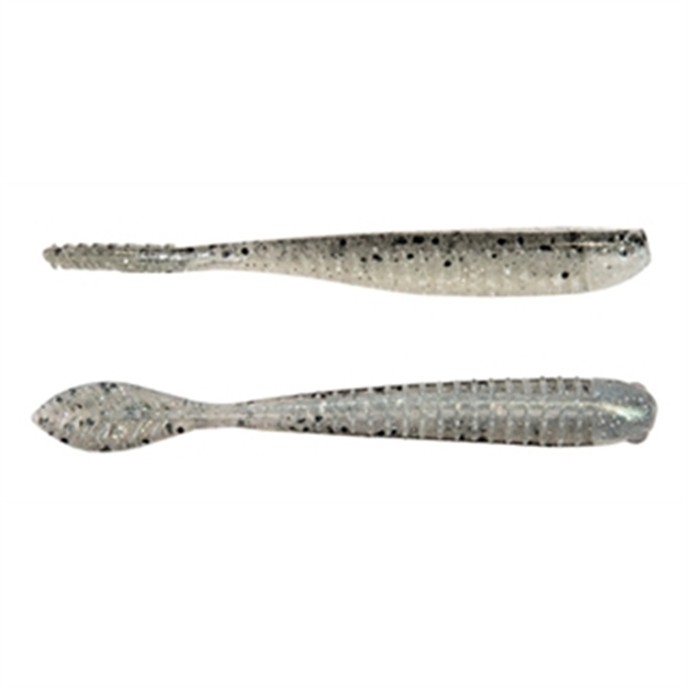 Picture of Z-Man Elaztech Trick Shotz Drop Shot Bait 3.5", 6Pk, Green Pumpkin