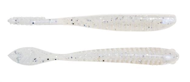 Picture of Z-Man Elaztech Trick Shotz Drop Shot Bait 4.2", 5/Pk, White Lightning