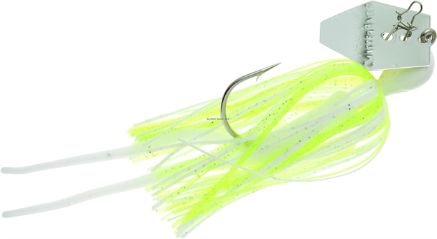 Picture of Z-Man Original Chatterbait Bladed Swim Jig, 4 1/2", 1/4 Oz, Chartreuse/White CB14-02