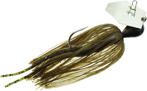 Picture of Z-Man Original Chatterbait Bladed Swim Jig, 4 1/2", 1/4 Oz, Green Pumpkin/Black