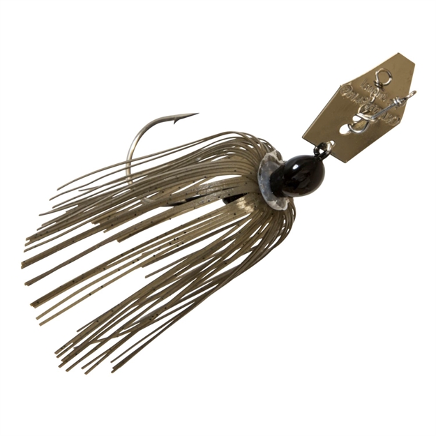 Picture of Z-Man Original Chatterbait Bladed Swim Jig 4-1/2", 3/8 Oz, 5/0 Hook, Green Pumpkin/Black