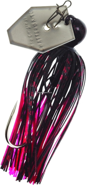 Picture of Z-Man Original Chatterbait Elite Bladed Swim Jig, 1/2 Oz, Black/Red