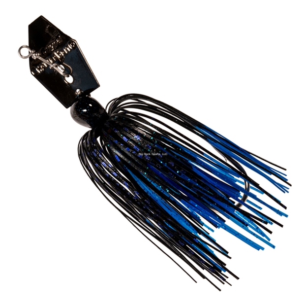Picture of Z-Man Original Chatterbait Elite Bladed Swim Jig, 3/8 Oz, Black/Blue