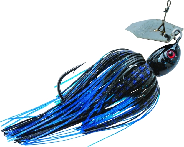 Picture of Z-Man Project Z Chatterbait Bladed Swim Jig 1 Oz, 6/0 Hook, Black Blue