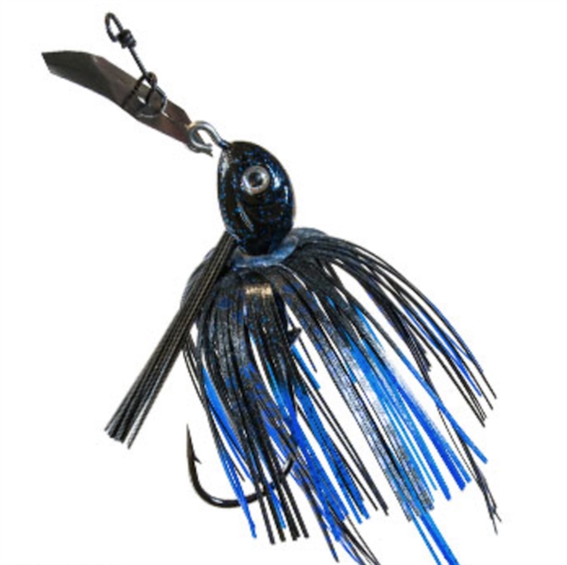 Picture of Z-Man Project Z Chatterbait Weedless 1/2 OZ Black Blue CBW-PZ12-08 879020000112