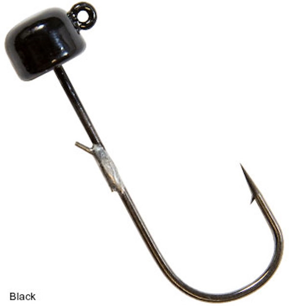Picture of Z-Man Power Finesse Shroomz Jighead 1/6 Oz, 3Pk, Black PJH16-02PK3 879020000839