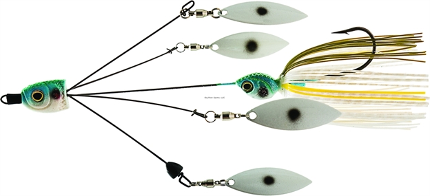 Picture of Z-Man Quadzilla Four-Arm Spinnerbait, 7", 3/4 Oz, Blueback Herring