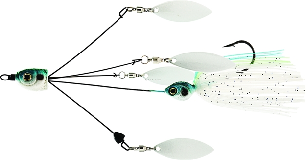 Picture of Z-Man Quadzilla Four-Arm Spinnerbait, 7", 3/4 Oz, Citrus Shad