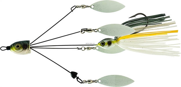 Picture of Z-Man Quadzilla Four-Arm Spinnerbait, 7", 3/4 Oz, Sexy Shad
