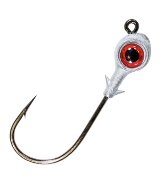 Picture of Z-Man Redfish Eye Jigheads 1/4 OZ Red 3 Pack REJH14-01PK3 879044003168