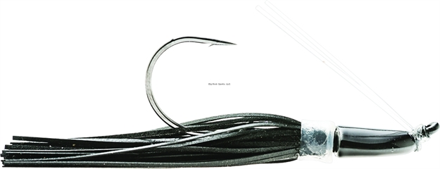 Picture of Z-Man Skimmerz Skirted Jig, 2 1/2", 1/4 Oz, Black, Sinking