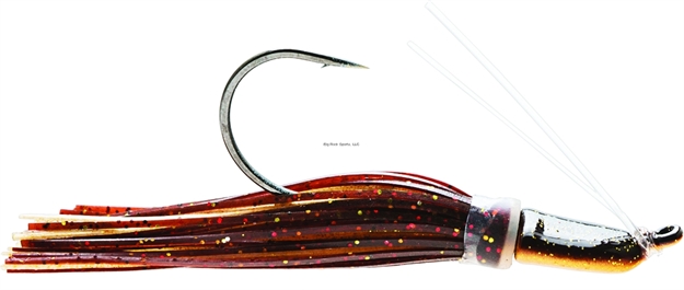 Picture of Z-Man Skimmerz Skirted Jig, 2 1/2", 1/4 Oz, Rootbeer Gold, Sinking