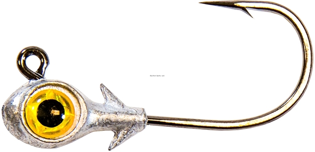 Picture of Z-Man Trout Eye Finesse Jigheads 1/8 OZ Gold 3 Pack