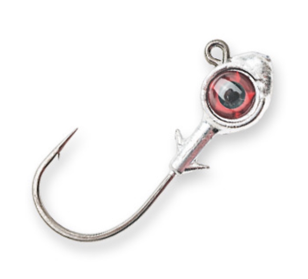 Picture of Z-Man Trout Eye Jighead, 3/16 Oz, Red, 3/Pack TEJH316-01PK3 879020007272