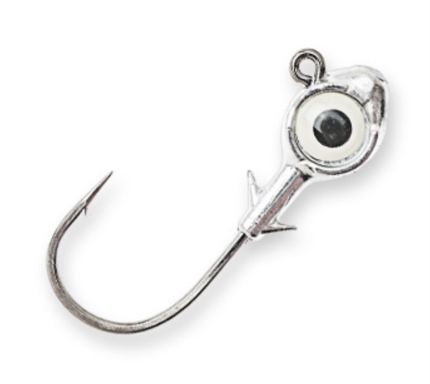 Picture of Z-Man Trout Eye Jigheads 1/4 OZ Glow 3 Pack