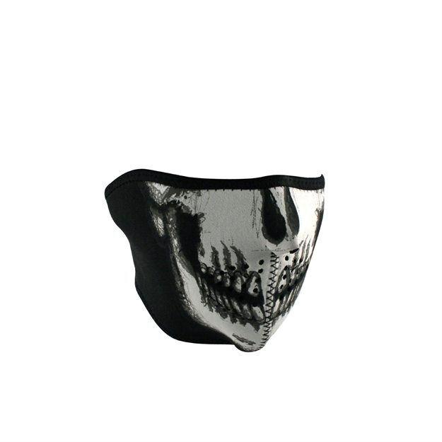 Picture of Zanheadgear Half Mask Neoprene Glow IN The Dark Skull Face