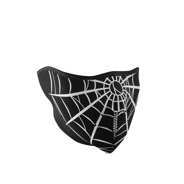 Picture of Zanheadgear Neoprene Half Mask  Spider Web