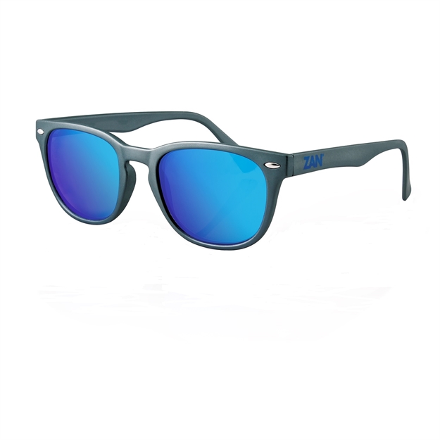 Picture of Zanheadgear Nvs Sunglass Matte Gunmetal W-Smoke Cyan Mirror