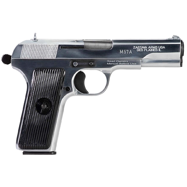 Picture of Zas M57a 7.62X25 4.5 Polished Chrome 9Rd