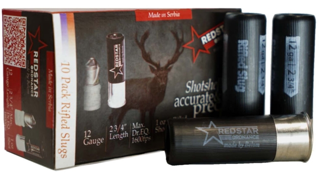 Picture of Zastava Arms Redstar 12Ga 2.75 1Oz Slug 10/20 RSOSLUG 685757098427