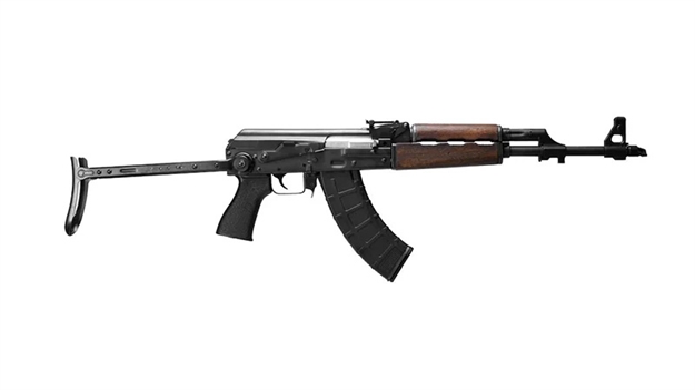 Picture of  Zastava Arms Usa Zr7762uf Zpapm70  7.62X39mm 30+1 16.30" Black Steel Barrel, Black Battle Worn Dark Walnut Handguard, Black Underfolding Stock, Black Synthetic Grip 685757098885