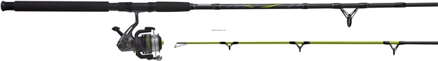 Picture of Zebco Big Cat Spinning Combo, SZ 60 Reel, 1 Brg, 8' 2Pc Glass, Glow Tip Rod, Spooled 20#