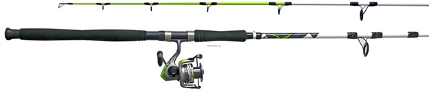 Picture of Zebco Big Cat XT Spinning Combo, SZ 60 Reel, 5 Brg, 8' 2Pc H E-Glass Glow Tip Rod