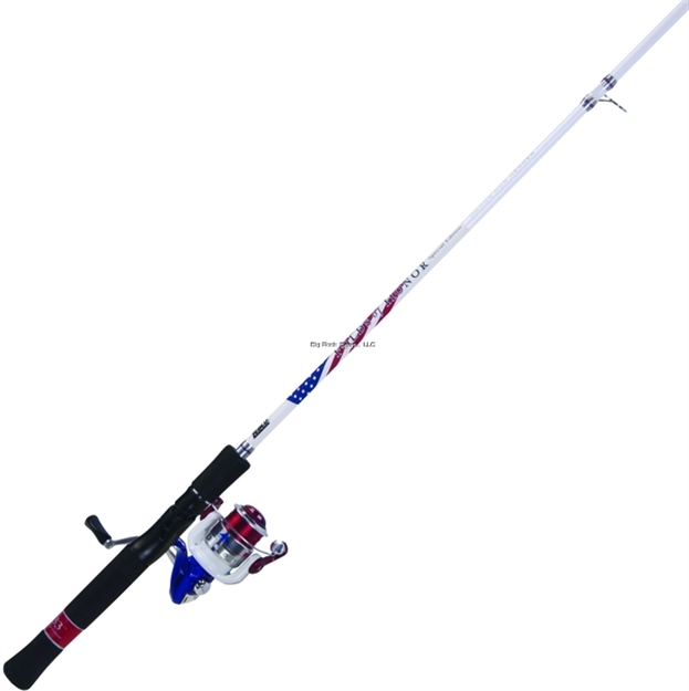 Picture of Zebco Folds OF Honor Authentic 33 Spin Combo, 20-Sz Reel, With Line, 1Bb, Alum Spool, 6', M