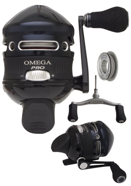 Picture of Zebco Omega Pro Spincast Reel, Ambi, 6Bb + Clutch, 3.4:1 Ratio, Mono 10/185