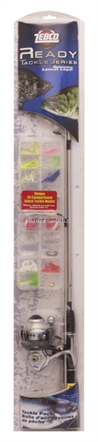 Picture of Zebco Ready Tackle Spinning Combo 5'6" 2Pc ML Eva/Glass, 2.8:1 Ratio W/10# Line & Tackle