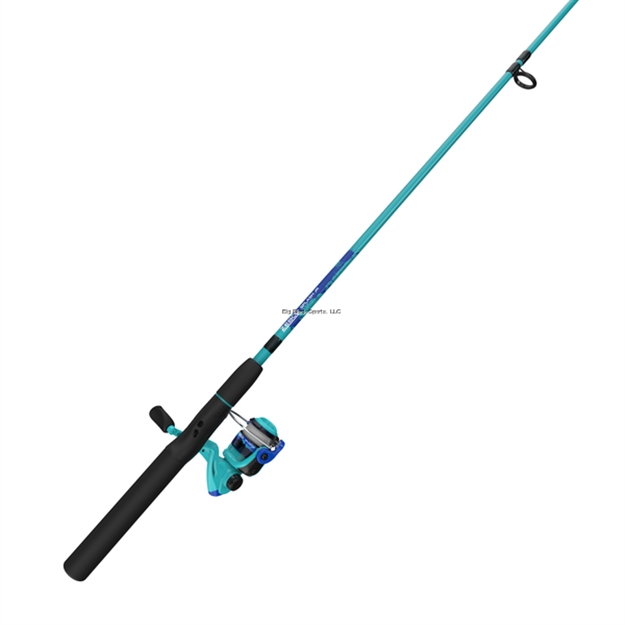 Picture of Zebco Splash Spinning Combo,Blue, 6 LB Line,Tangle Free Tip,4' 2 PC Rod