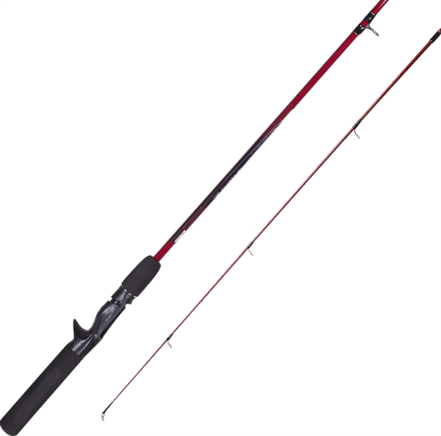 Picture of Zebco Z-Cast Cast Rod, 6', 2 Pc, Med, 1/4-3/8 OZ Lures, 8 LB - 12 LB Line, 4 Guides + Tip