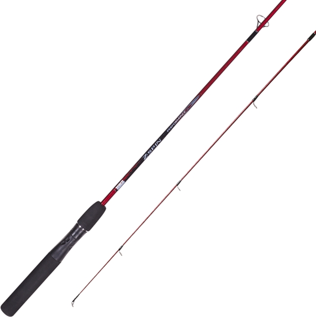 Picture of Zebco Z-Cast Spin Rod, 6', 2 Pc, Med, 1/4-3/8 OZ Lures, 8 LB - 12 LB Line, 4 Guides + Tip