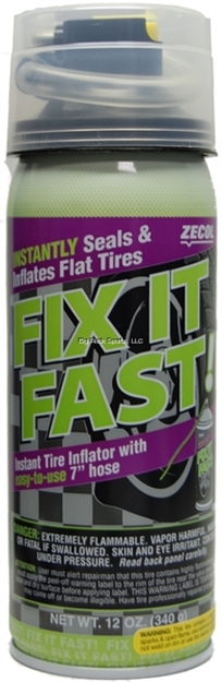 Picture of Zecol Fix-It-Fast Tire Inflatorw/Hose 12Oz