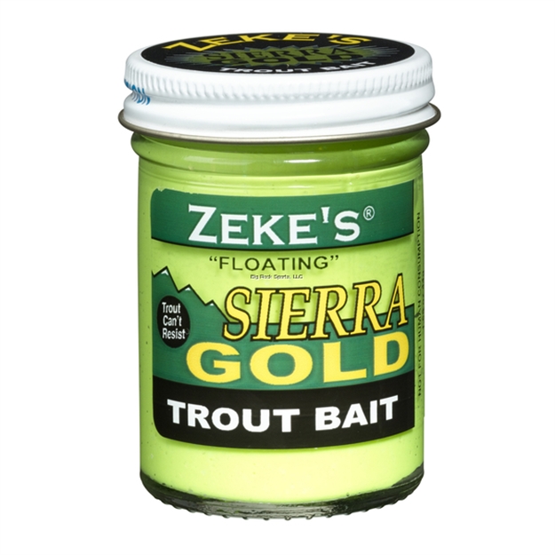 Picture of Zeke's Sierra Gold Floating Trout Bait, Jar, Chartreuse