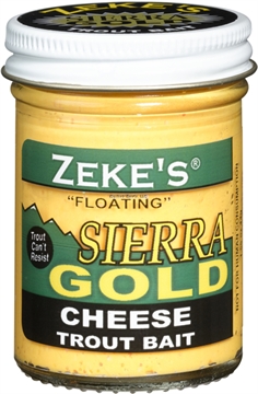 Picture of Zeke's Sierra Gold Floating Trout Bait, Jar, Cheese Yellow
