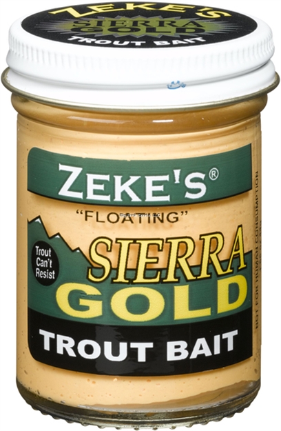 Picture of Zeke's Sierra Gold Floating Trout Bait, Jar, Salmon Peach Glitter