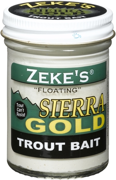 Picture of Zeke's Sierra Gold Floating Trout Bait, Jar, White