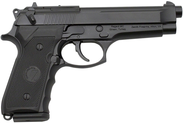 Picture of Zenith Girsan Regard MC Semi-Auto Pistol, 9X19mm, 4.92" Bbl, Black, Three 15 Rnd Mags