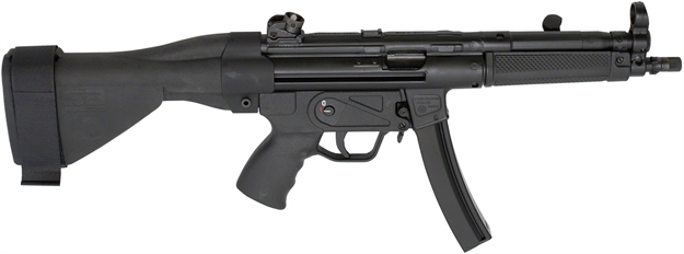 Picture of Zenith Mke Z-5Rs Semi-Auto Pistol, 9Mm, With SB Tactical Pistol Stabilizing Brace, 8.9" Bbl, Black, Three 30 Rnd Mags