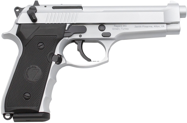 Picture of Zenith Girsan Regard MC Semi-Auto Pistol, 9X19mm, 4.92" Bbl, White, Three 15 Rnd Mags