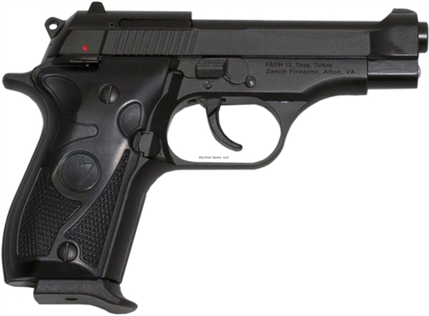 Picture of Zenith Tisas Fatih 13 Semi-Auto Pistol, 380 Acp, 3,9" Bbl, Black, Three 13 Rnd Mags