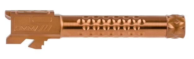 Picture of Zev Bbl19optthbrz Optimized Match  9Mm Luger Compatible Glock 19 Gen 1-4 Bronze Threaded