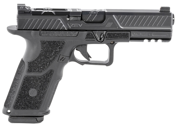 Picture of Zev Oz9-Std-Combat-B-B-Ns Oz9 Combat 9Mm Luger 4.49" 17+1 Black, Black Dlc Steel Black Polymer Grip