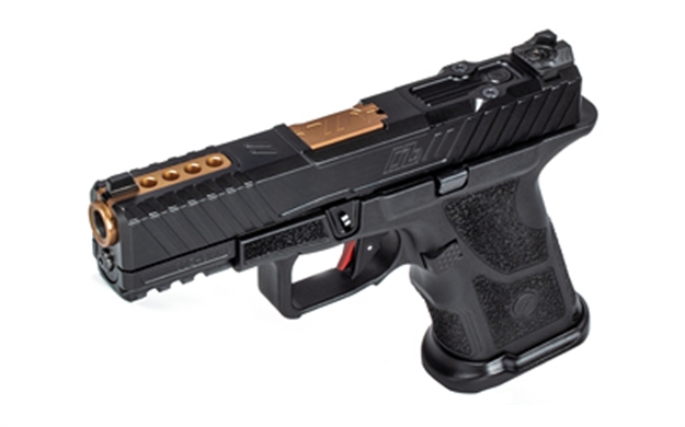 Picture of Zev Technologies Oz9c Elite Hyper-Comp 9Mm Pistol Black/Bronze 10Rd Mag OZ9-C-HYP-B-LC 811338037206