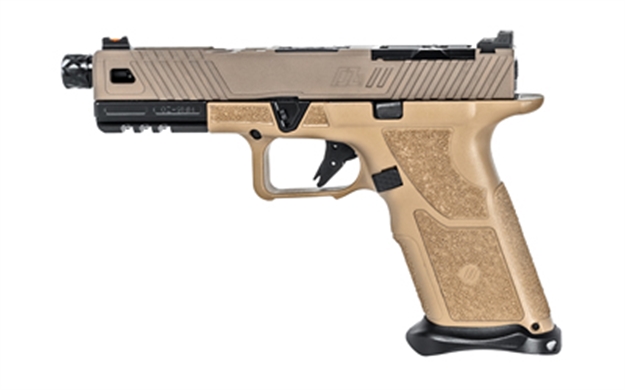 Picture of Zev Oz9stdfdebth Oz9 Standard 9Mm Luger 15+1 Flat Dark Earth Shorty Polymer Grip Threaded